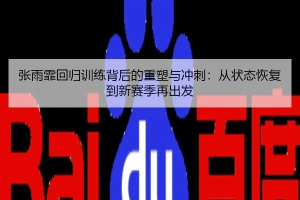 张雨霏回归训练背后的重塑与冲刺：从状态恢复到新赛季再出发